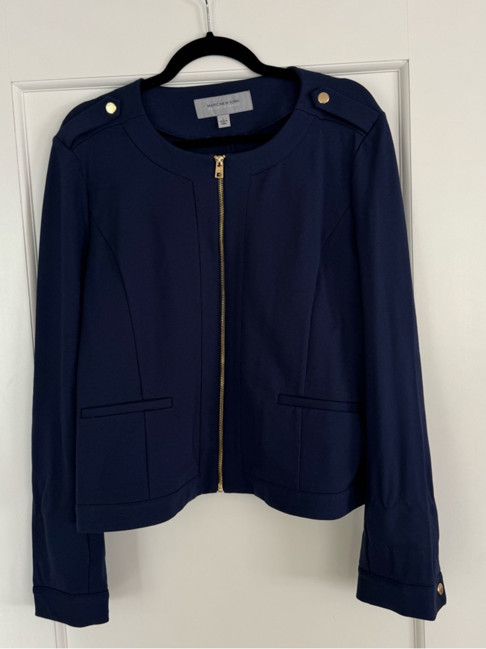 Marc New York by Andrew Marc Navy Performance Jacket - Size Large